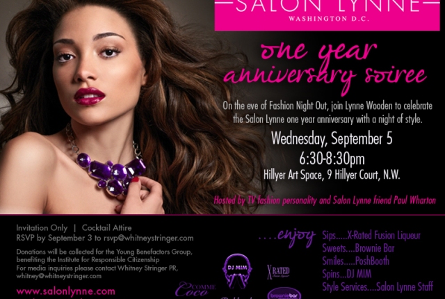 On Wednesday September 5th, Salon Lynne hosted its One Year Anniversary